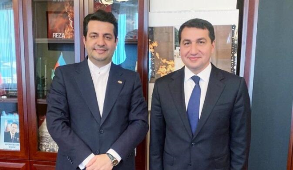 Hikmət Hacıyev İran səfiri ilə ikinci dəfə görüşdü